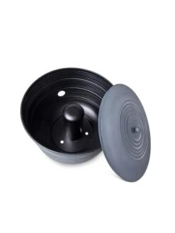 Ribbed Hose Pot With Lid 12 Ribbed Hose Pot With Lid -Garden Care Shop 8613332 5808