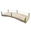 Acorn Garden Bridge Unfinished 3' X 12' -Garden Care Shop 8613403 02v acorn garden bridge unfinished 3 foot x 12 foot