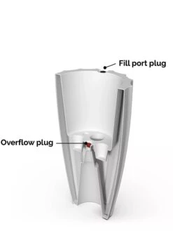 Sedona Tall Planter, 28" Height -Garden Care Shop 8613525 08V