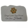 Dogs Leave Paw Prints Memorial Stone 2 Dogs Leave Paw Prints Memorial Stone -Garden Care Shop 8614135 01V 3 4 dogs leave paw prints memorial stone
