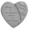 Always In Our Thoughts Memorial Stone 1 Always In Our Thoughts Memorial Stone -Garden Care Shop 8614137 01V 3 4 always in our thoughts memorial stone
