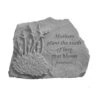 Mothers Plant The Seeds Of Love Memorial Stone -Garden Care Shop 8614138 01V 3 4 mothers plant the seeds of love memorial stone