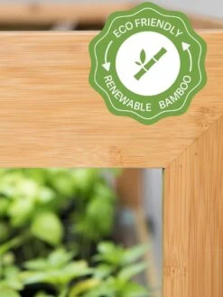 Medium Bamboo LED Grow Light Garden -Garden Care Shop bamboo grow light icon 3 4 4